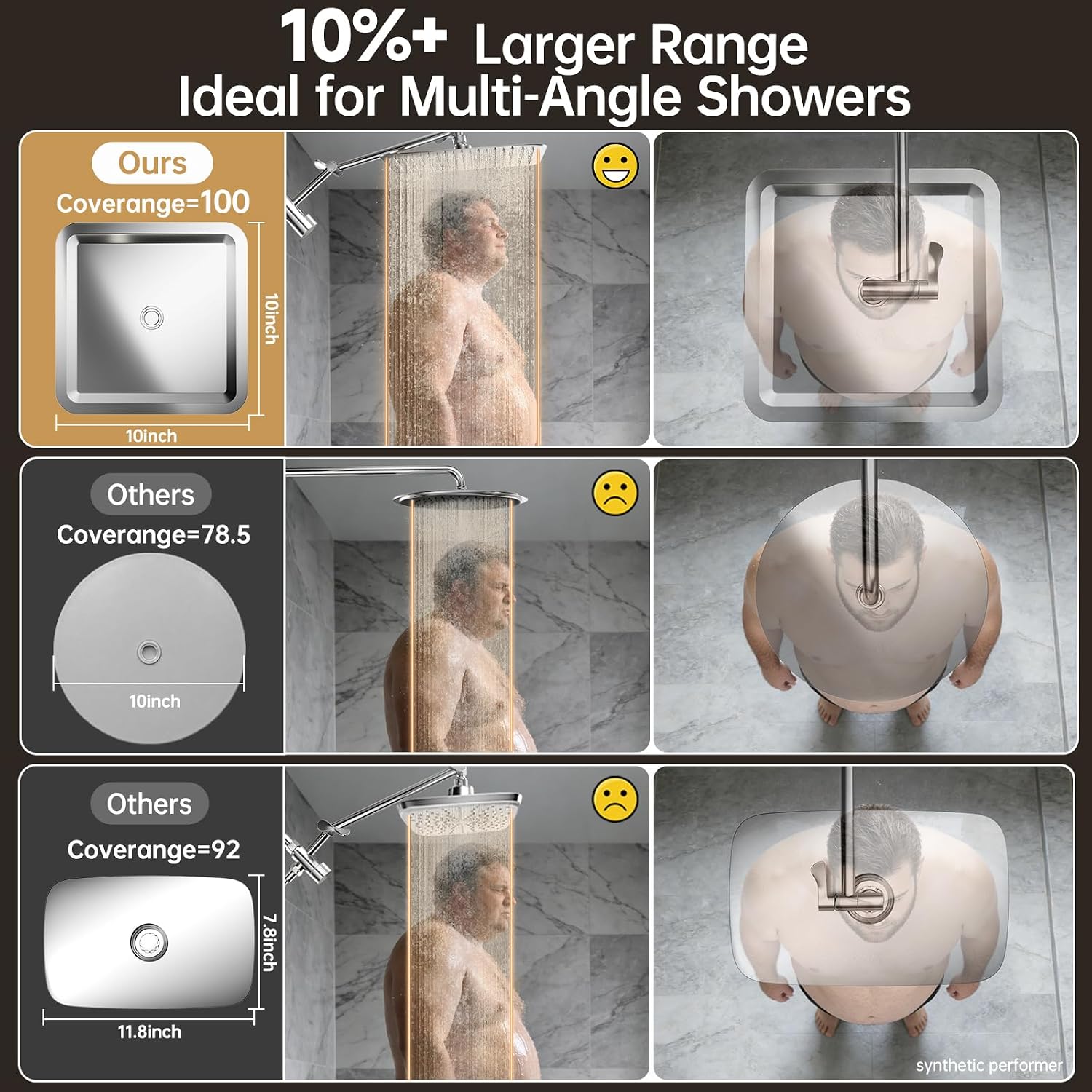 Thumbnail 3 de Veken 10" Shower Head