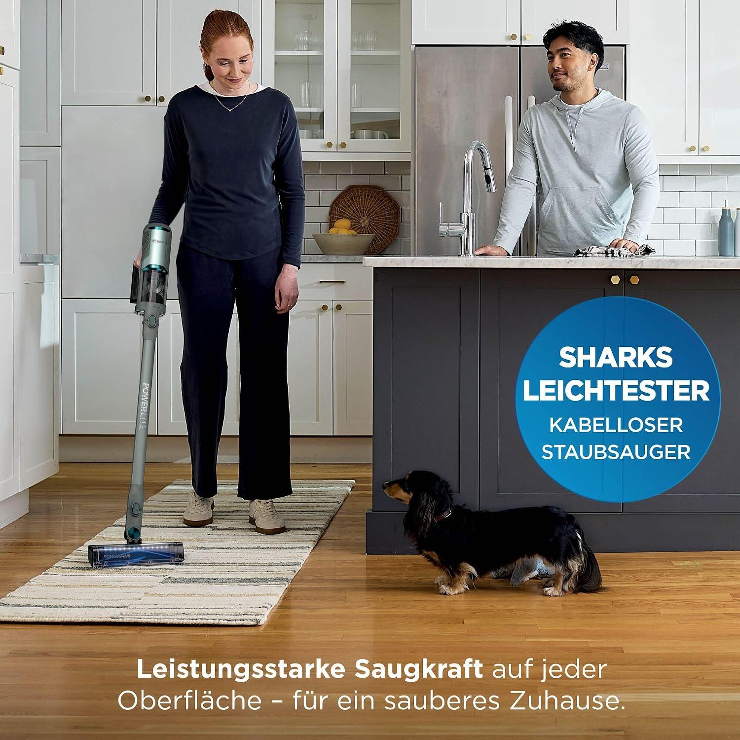Detalle de Shark PowerLite Clean & Empty Pet BU3623EUT – Kabelloser Akku-Staubsauger mit automatischer Entleerung