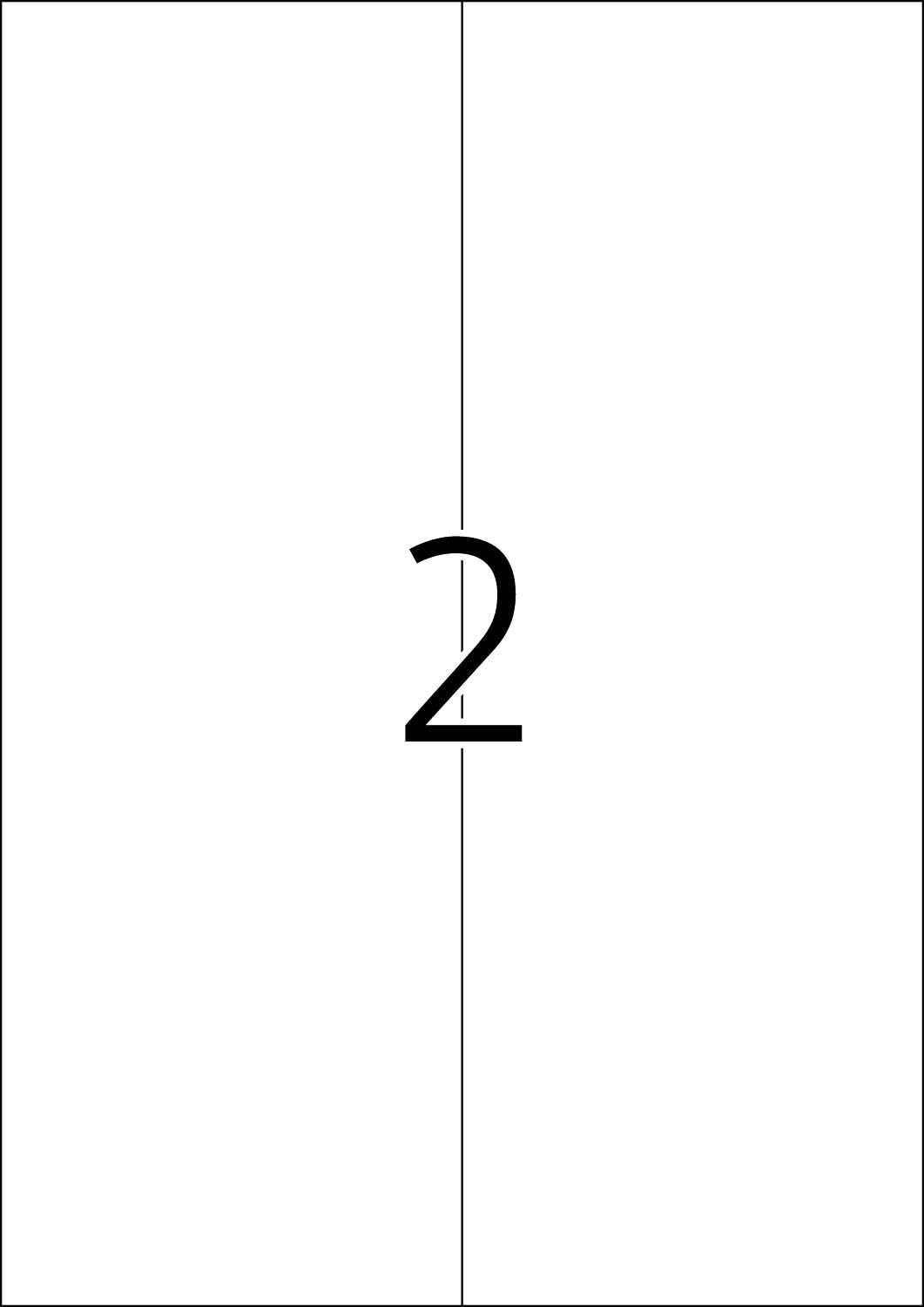 Detalle 2 de TopStick Etichette multiuso autoadesive – 200 etichette su 100 fogli A4, 105 x 297 mm, bianco