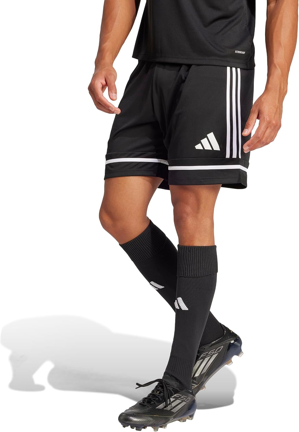 Detalle de Adidas Uomo Squadra25 Short – nero/bianco, taglia M