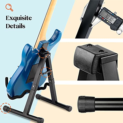 Thumbnail 6 de CAHAYA Gitarrenständer A-Frame Faltbar Stabil – universal aus Metall für Gitarre, Bass, Ukulele