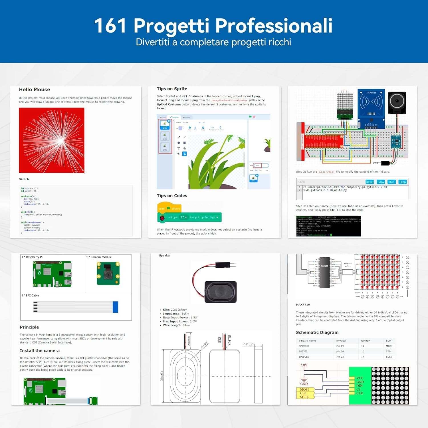 Thumbnail 2 de SunFounder Raspberry Pi Ultimate Starter Kit per Raspberry Pi 4B/3B+ con 161 progetti e 337 componenti