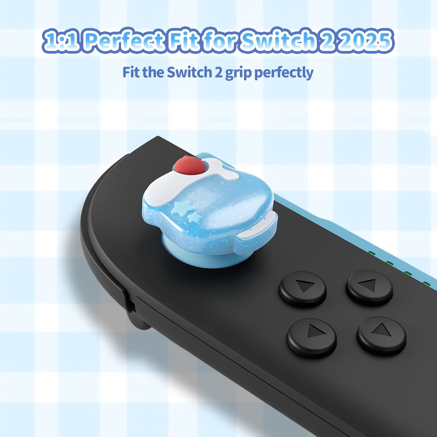 Thumbnail 3 de GeekShare Thumb Grips for Switch 2 (2025) – Replacement Silicone Stick Caps (4PCS) in Cream Soda