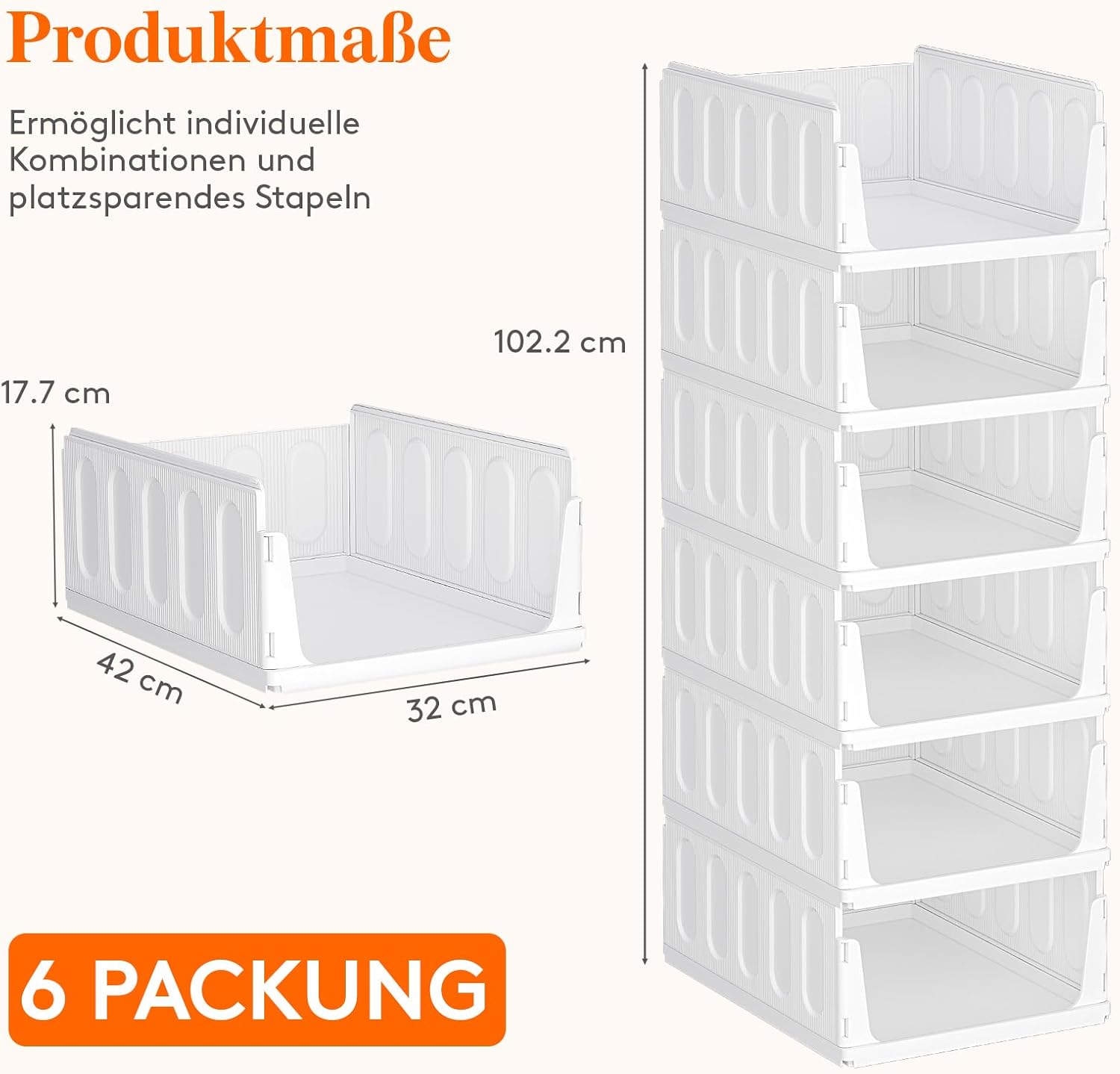 Thumbnail 4 de Lifewit Kleiderschrank Organizer 24 l