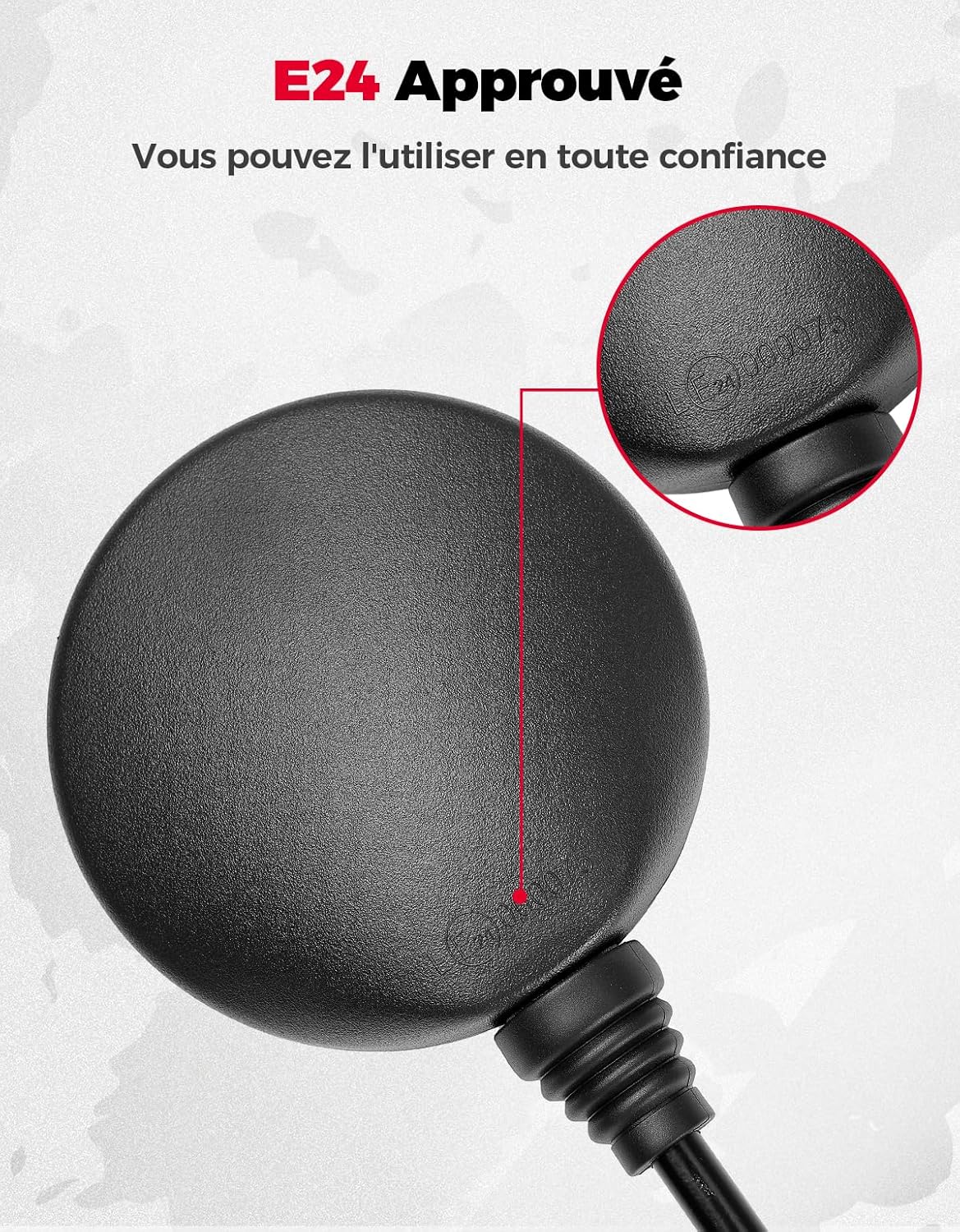 Thumbnail 1 de KEMIMOTO Rétroviseurs universels 5,5 pouces pour moto