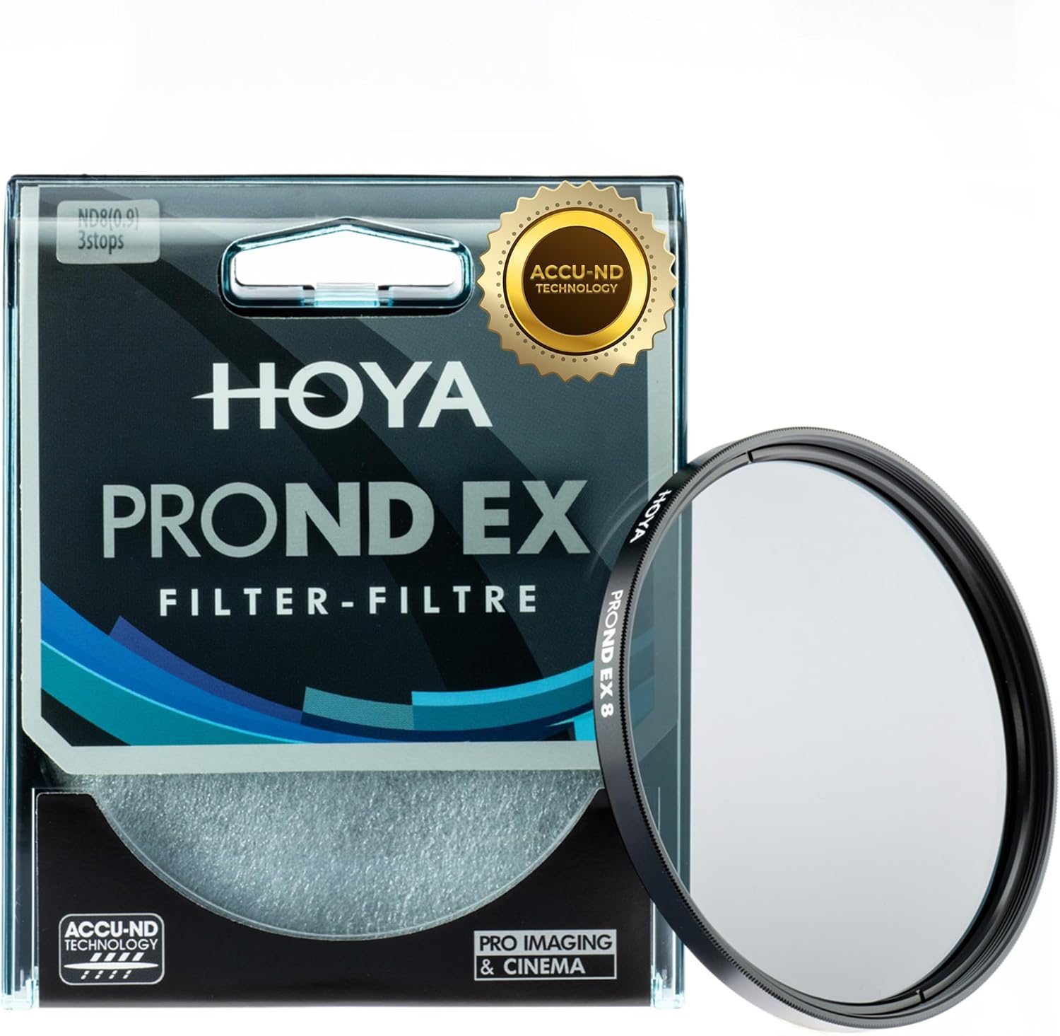 Detalle de HOYA PRO ND-EX ND8 58 mm – Neutraldichtefilter für Foto- und Filmaufnahmen