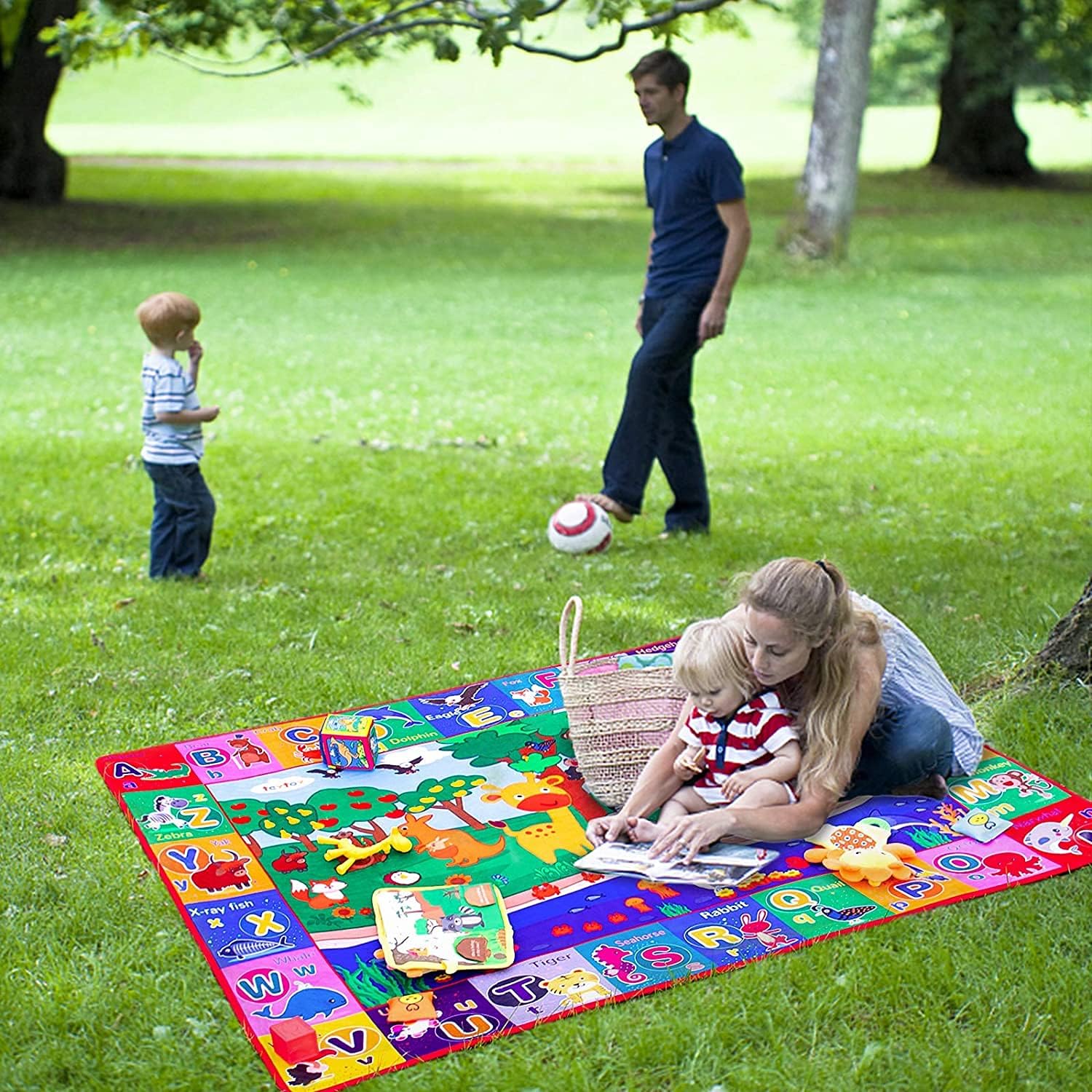 Thumbnail 5 de teytoy Baby Play Mat (Large) – Foldable, Non-Slip ABC & Animal Rug, 0.6cm thick