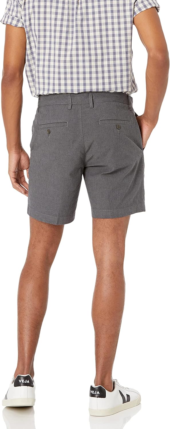 Detalle de Amazon Essentials Slim Fit 7-Inch Oxford Shorts for Men