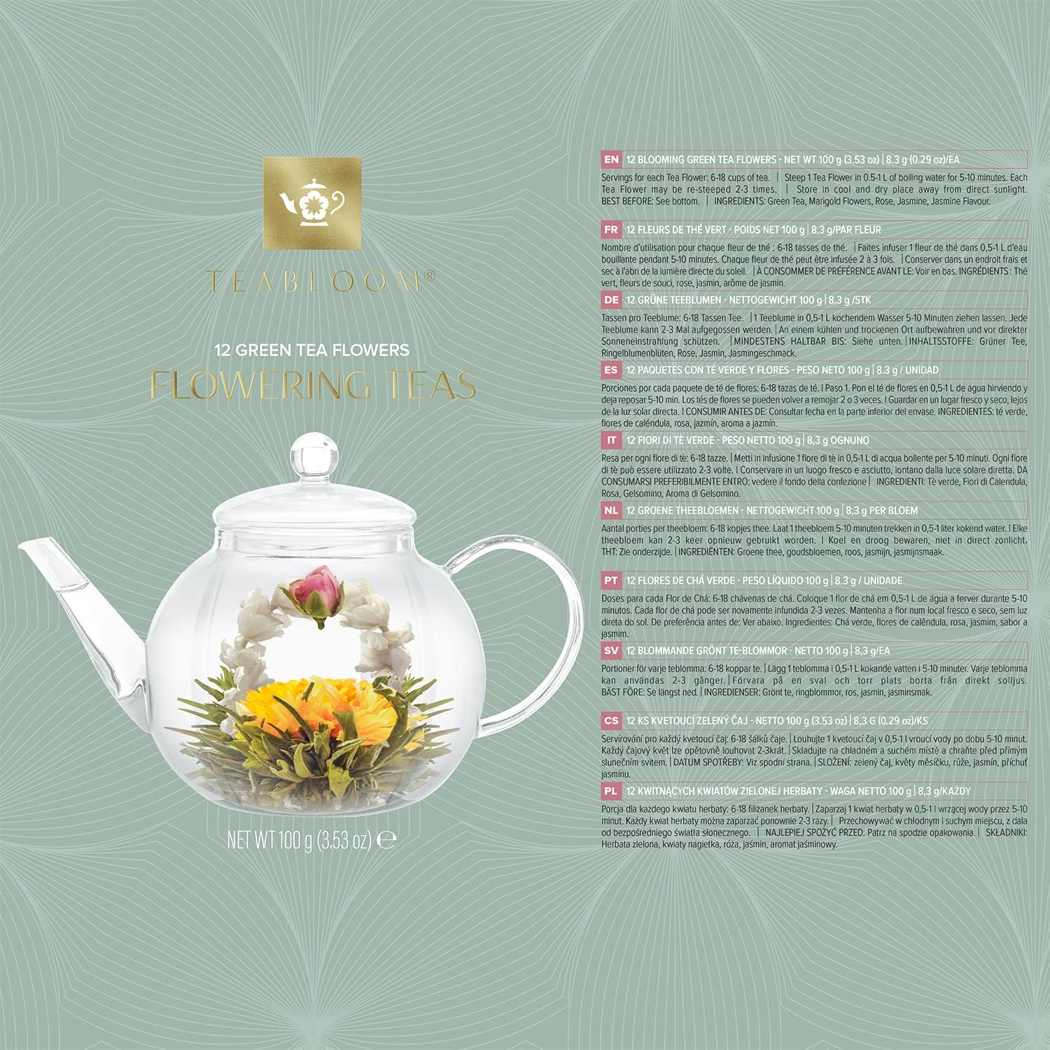 Thumbnail 7 de Teabloom Juego de Té Completo con Taza y Tés en Flor 🍵