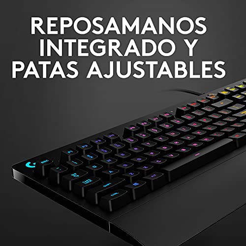 Thumbnail 4 de Logitech G G213 Prodigy Teclado Gaming RGB LIGHTSYNC con teclas retroiluminadas y controles multimedia (QWERTY ES, negro)