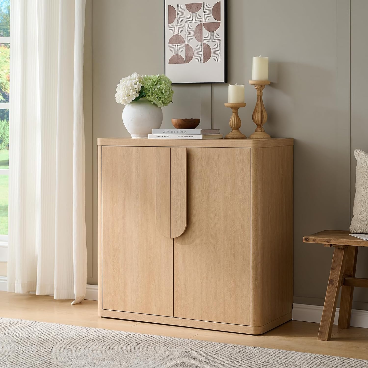 Thumbnail 6 de NOWABAY Sideboard Cabinet 31.14-Inch
