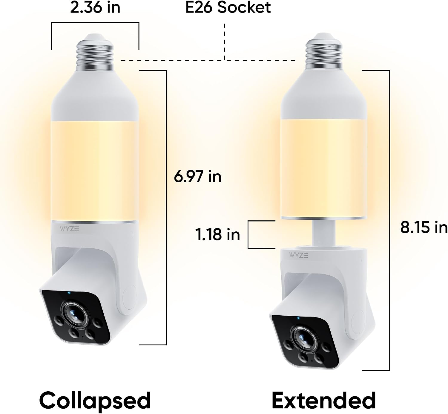 Detalle 2 de Wyze Bulb Cam Security Camera 2K 2K
