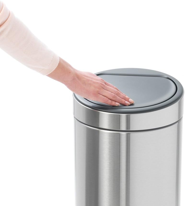 Thumbnail 7 de Brabantia Touch Bin 30L - Cubo de basura negro 🗑