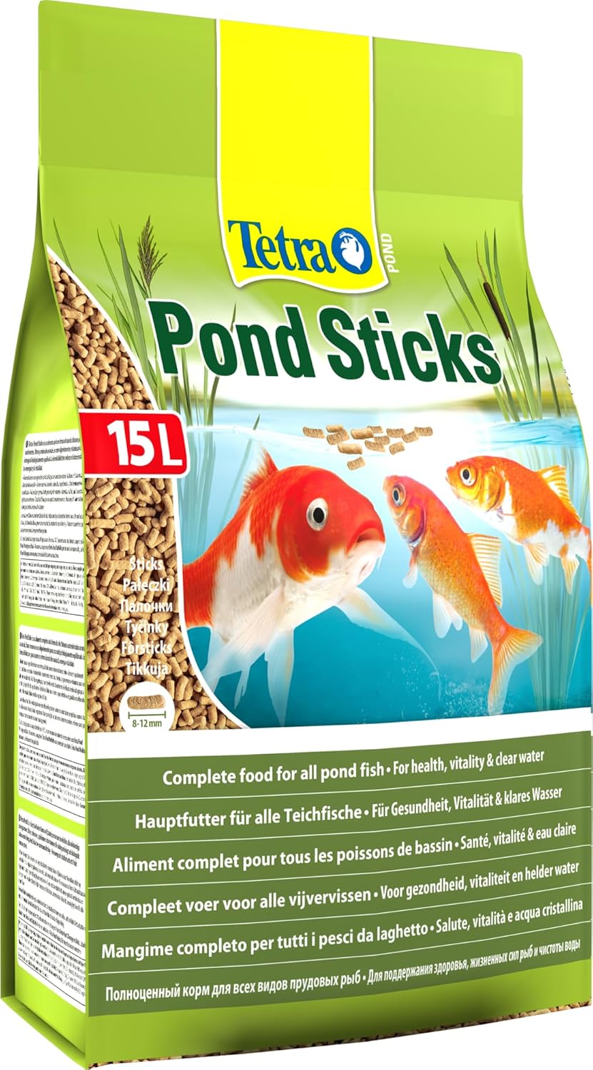 Detalle de Tetra Pond Sticks: Mangime completo insticks per pesci di laghetto, 15 l