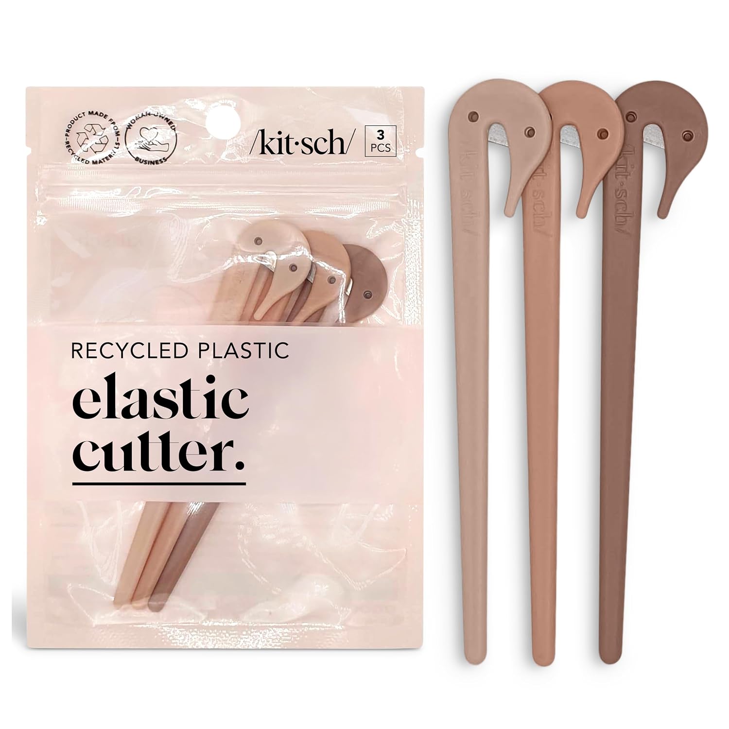 Detalle de Kitsch Hair Tie Cutter 3pc Set