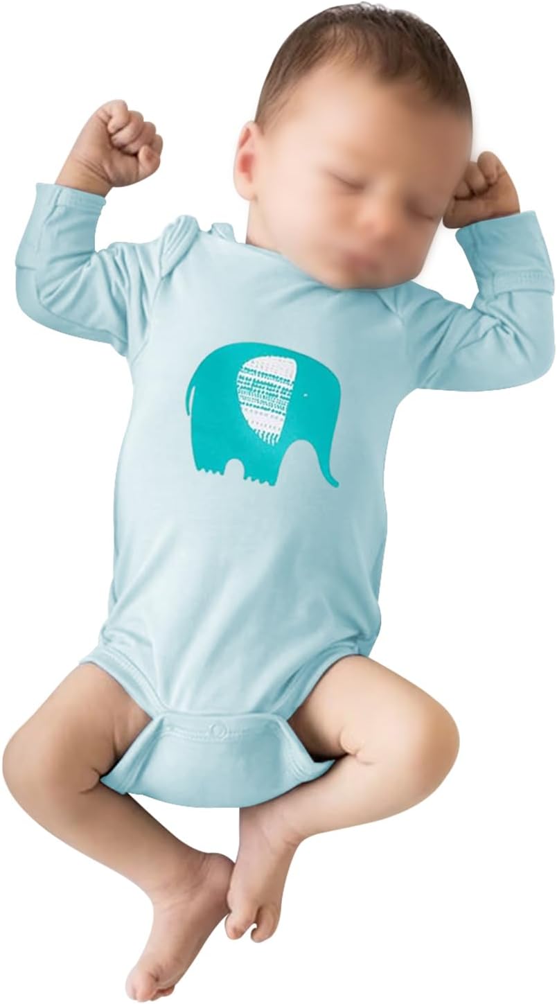 Thumbnail 6 de Wocharm 3-Pack Long Sleeve Cotton Baby Bodysuit Vests (3–24 months)