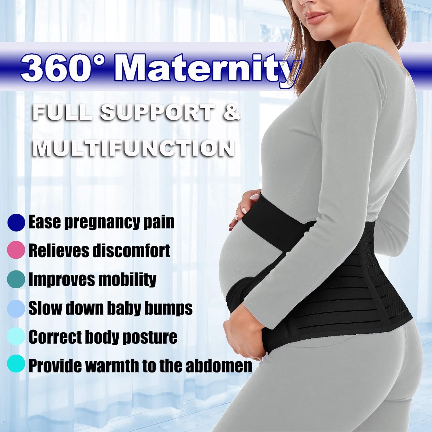 Detalle 2 de ChongErfei Maternity Belt 3-in-1 Support M