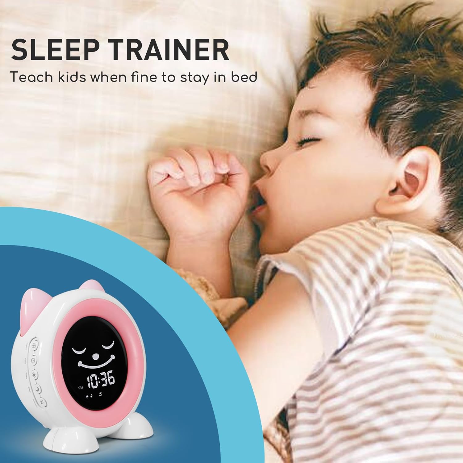 Detalle de I·CODE Time to Wake Kids Alarm Clock