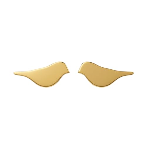 Detalle de Goldene Vogel Ohrstecker Edelstahl Damen | bySantana