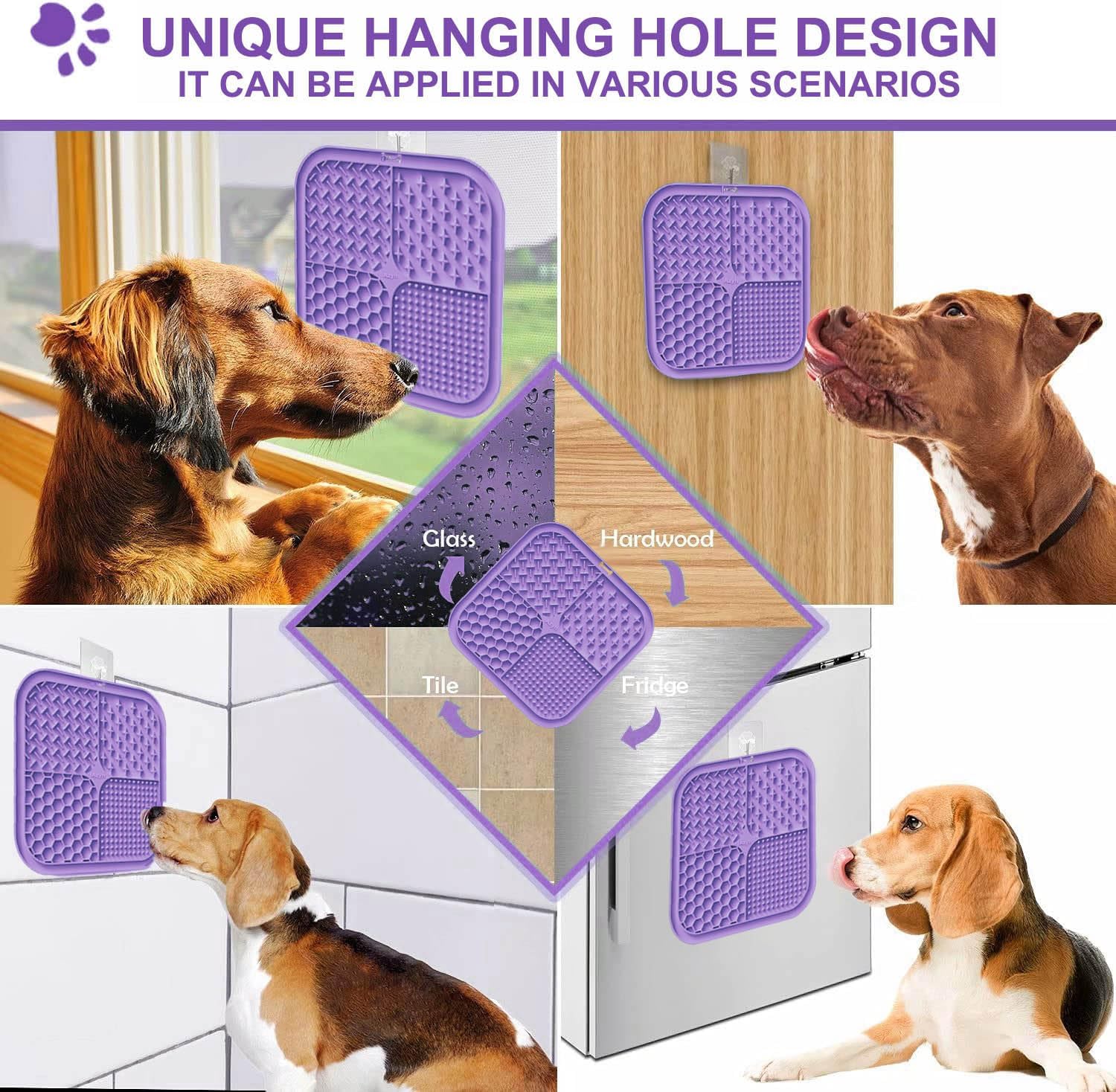 Detalle de Azyh Licking Mats Slow Feeder 20 x 20 cm