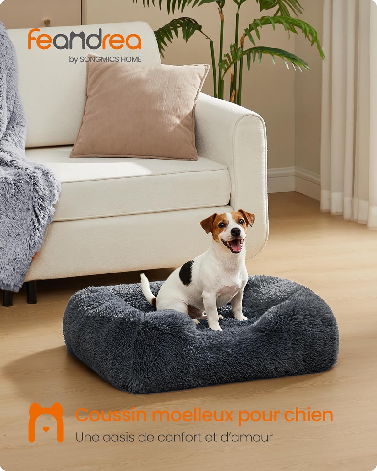Detalle 2 de Feandrea Panier Chien Moyenne 71x55x18 cm
