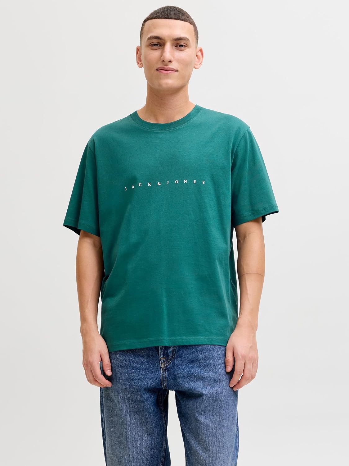 Detalle de JACK & JONES JJECORP Old Logo Tee SS O-Neck – Herren kurzarm