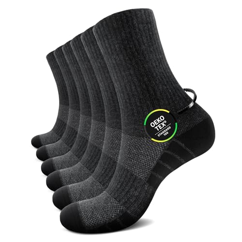 Detalle de TUUHAW Chaussettes Sport Homme 39-42 – Confort et respirabilité pour tennis, course et fitness