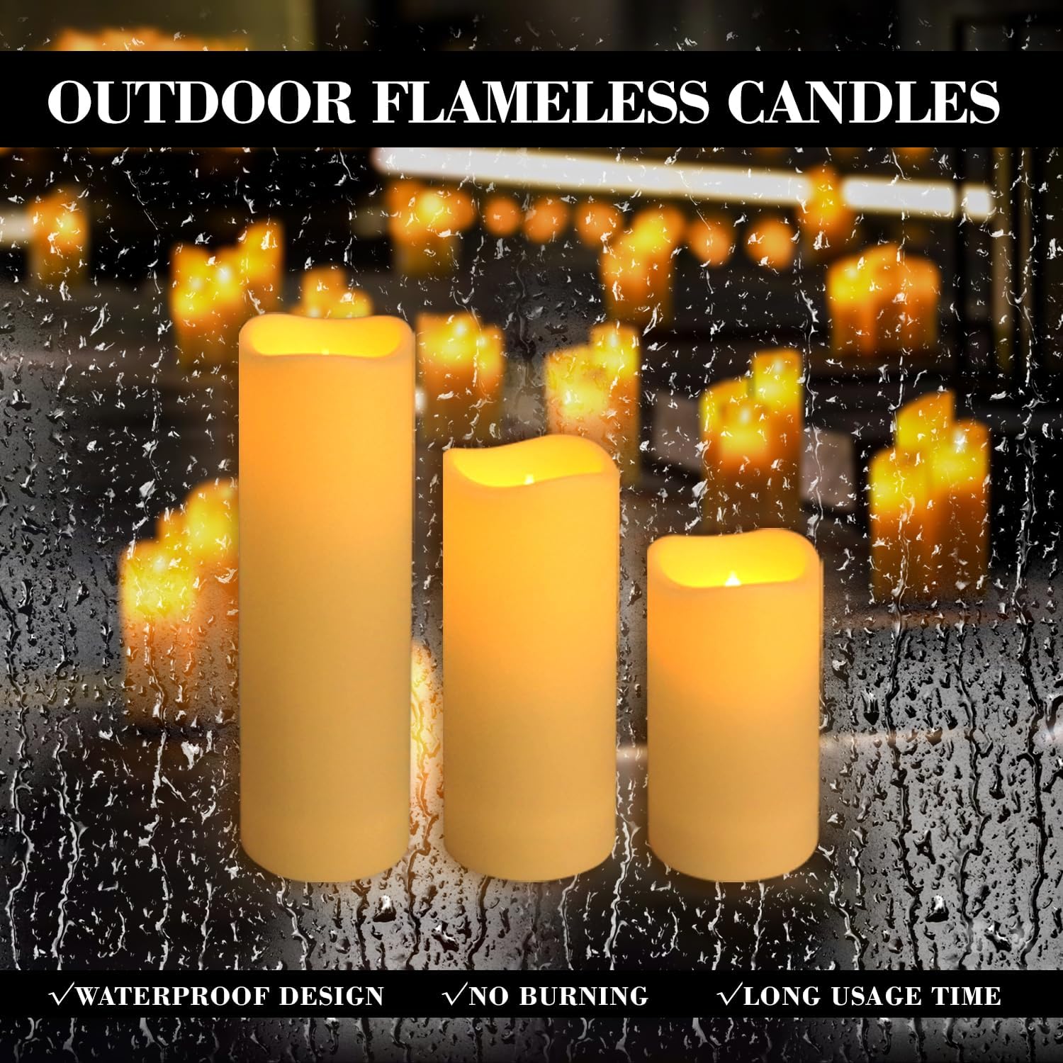 Detalle 2 de fclayvts LED Flameless Candles, 24-Pack