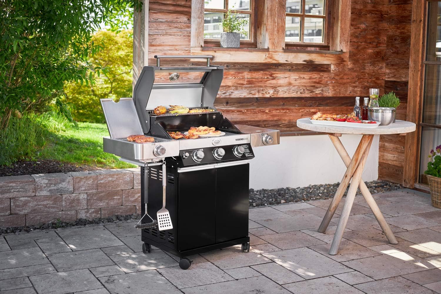 Thumbnail 2 de RÖSLE Grillrost-Reinigungsbürste 43 cm – hochwertige Edelstahl-/Chrom/Emaille-Bürste, 16 cm Bürstenbreite