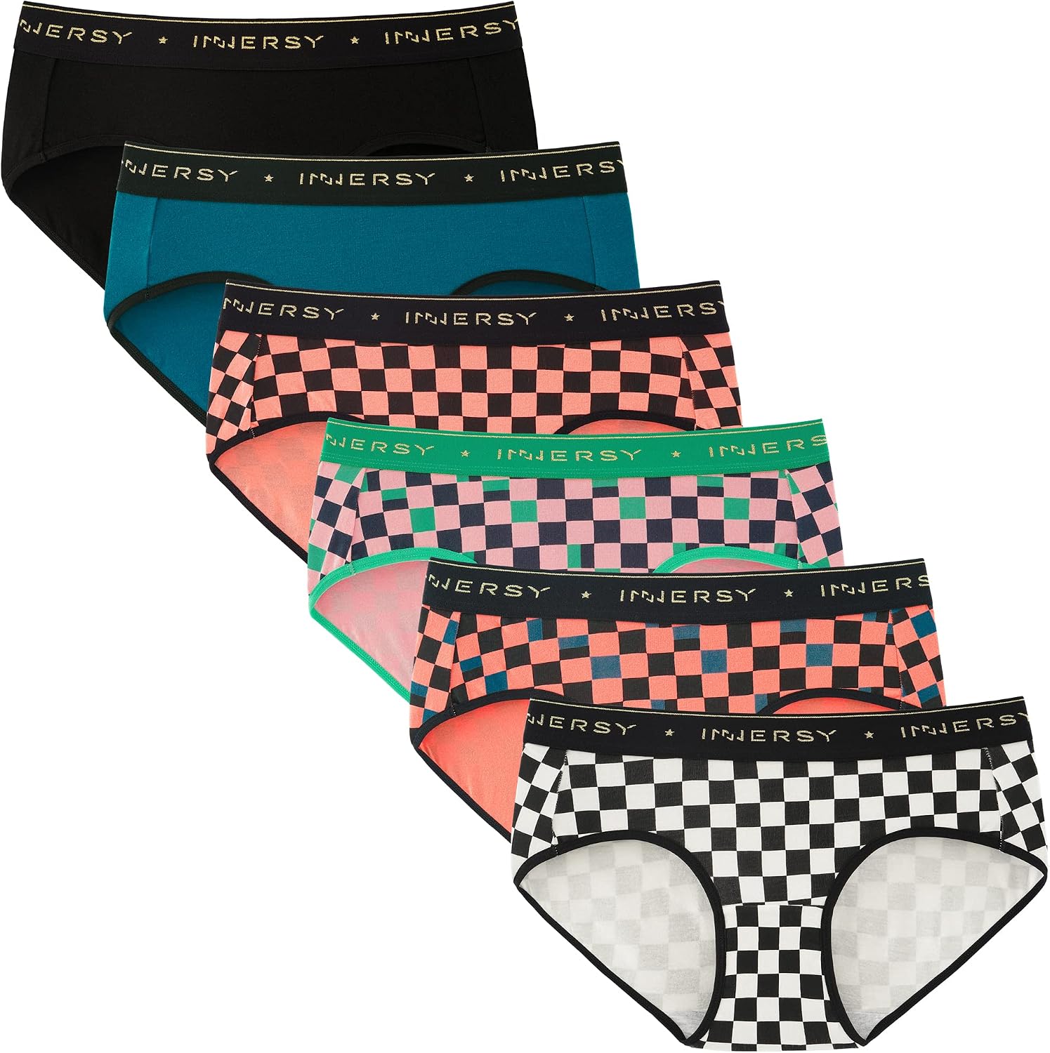 Thumbnail 6 de INNERSY Cotton Knickers Mid Rise 6-pack