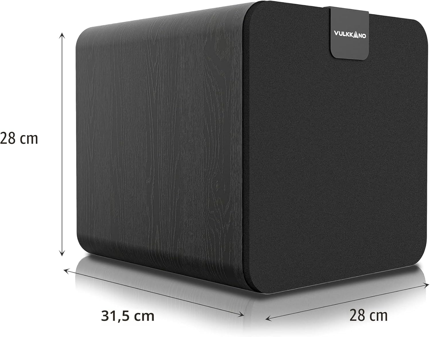 Detalle 2 de VULKKANO SUB8 : subwoofer actif 8 pouces 80 W RMS pour home cinéma et Home HiFi