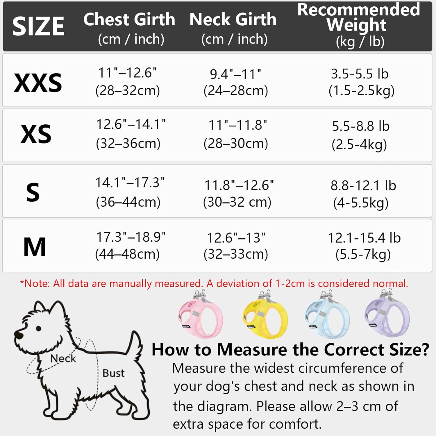 Detalle 2 de Anlitent Soft Mesh No Pull Cat/Puppy Harness and Lead Set (XS, Yellow) – Escape Proof for Small Dogs