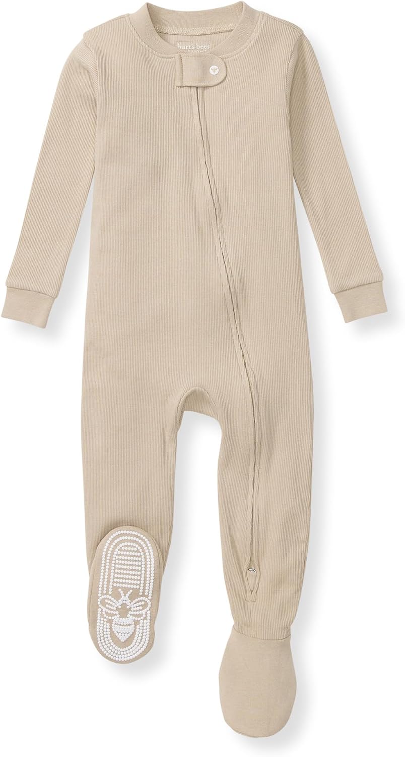 Thumbnail 6 de Burt's Bees Baby baby-boys Organic Cotton Zip-Up Footie Sleeper Pajamas (1-Piece)