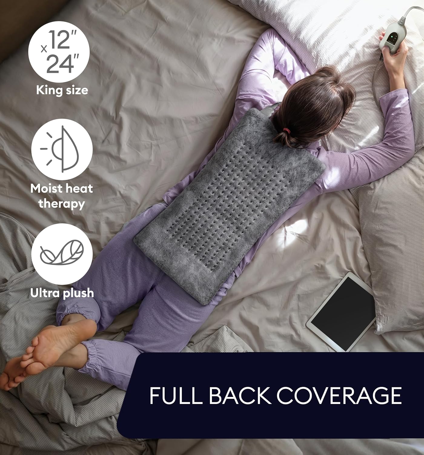 Detalle 2 de GENIANI Electric Heating Pad 12×24