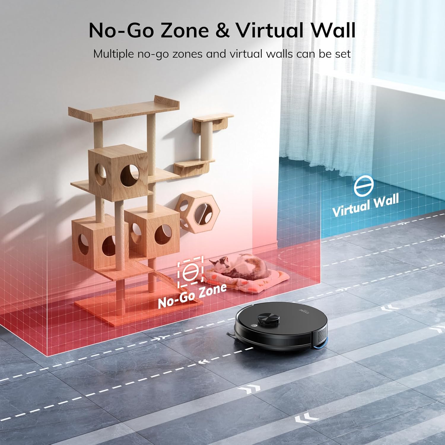 Thumbnail 5 de EASINE S20 Robot Vacuum Cleaner and Mop with Self-Empty Station