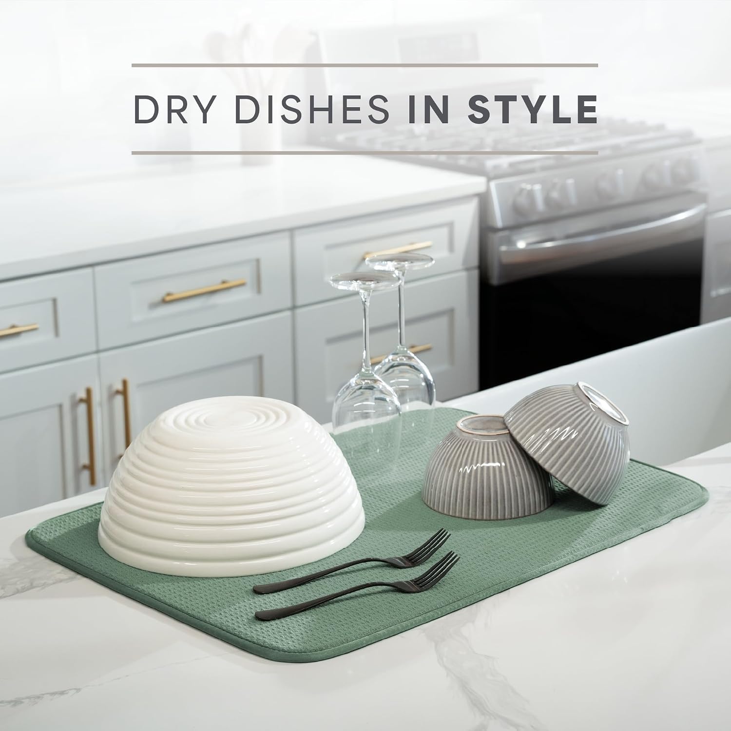 Thumbnail 1 de S&T INC. Dish Drying Mat XL 18x24 in