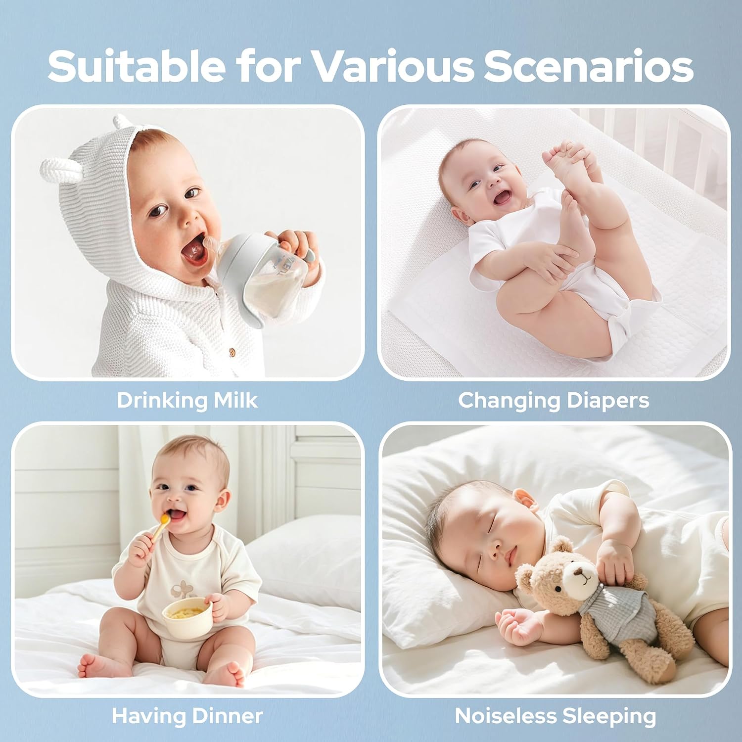 Thumbnail 6 de BEDLORE Crib Mattress Protector 2-Pack
