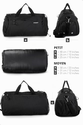 Detalle de Fitgriff sac de sport Medium 58 x 31 x 31 cm avec compartiments à chaussures et humide