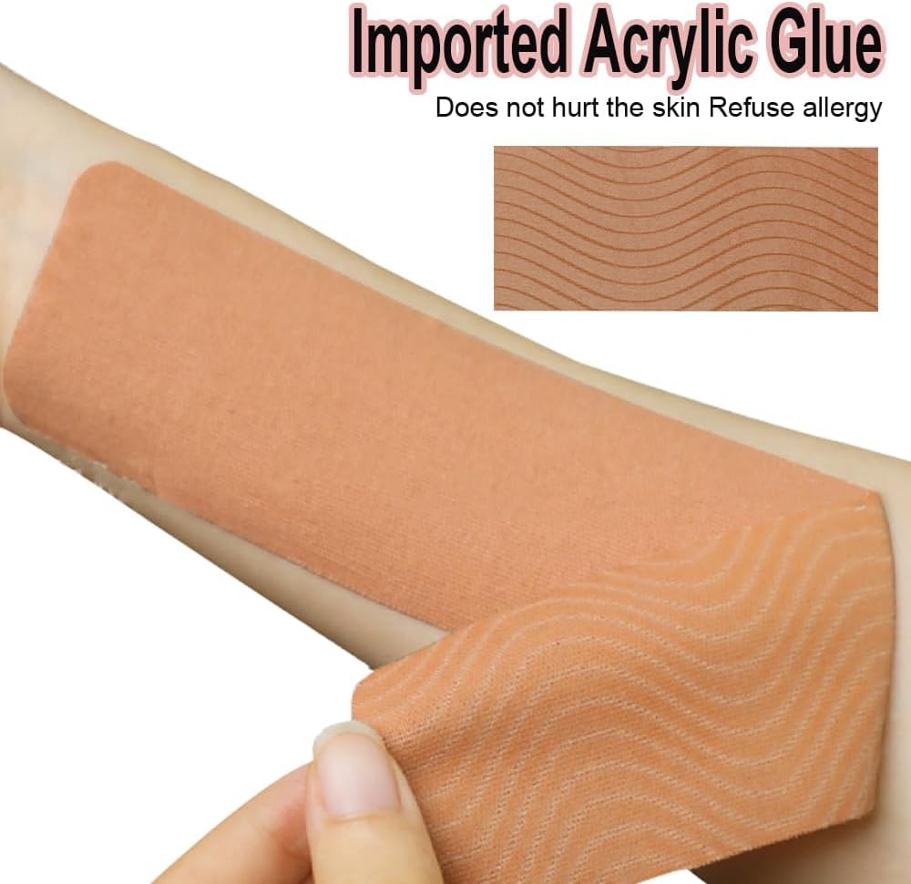 Thumbnail 3 de ANAMPION Kinesiology Tape (waterproof) – Skin colour, 5cm, 3 rolls