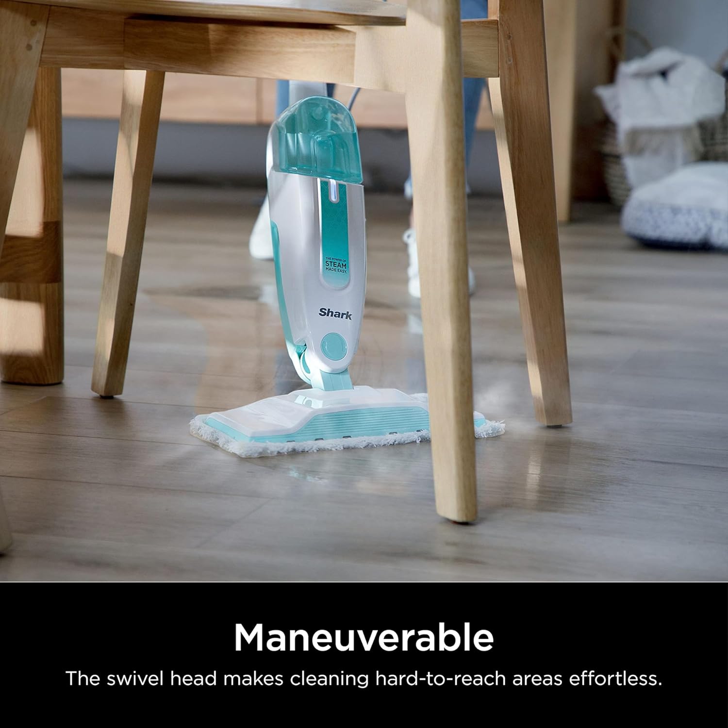 Thumbnail 6 de Shark S1000 Steam Mop with Removable Water Tank and 2 Washable Dirt Grip Pads