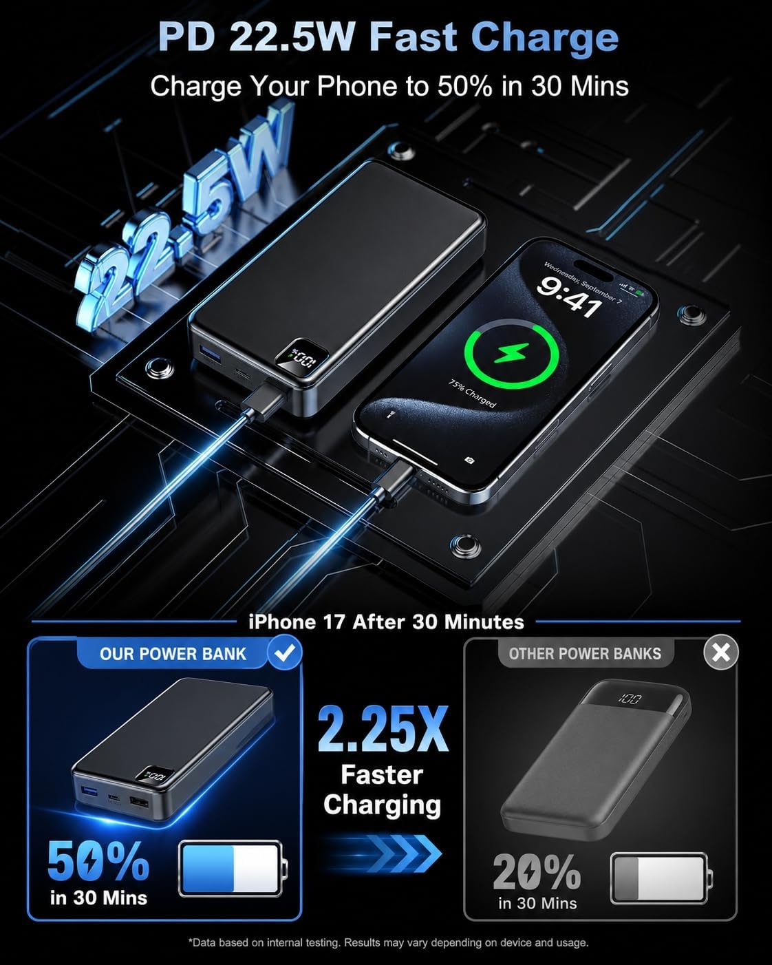 Detalle 2 de Portable Charger 56,800mAh