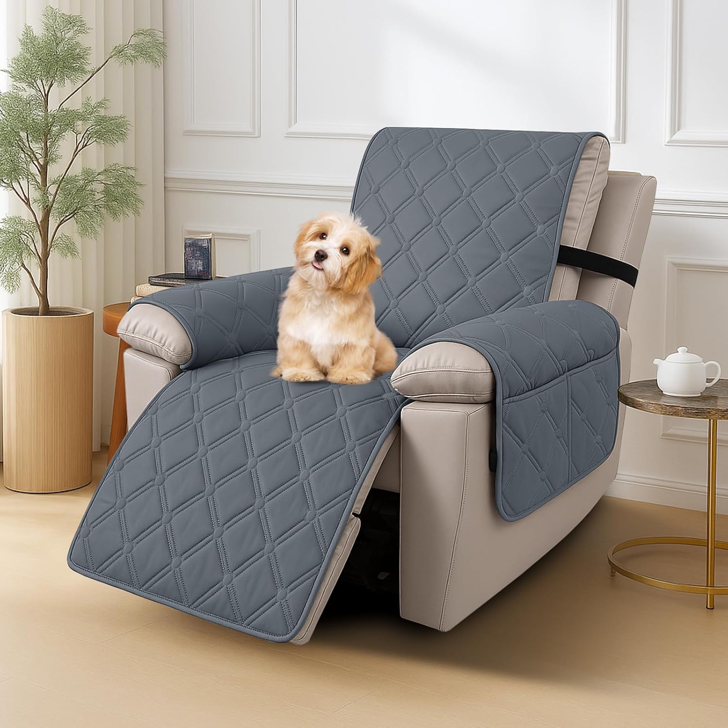 Thumbnail 1 de Ystyle Housse Fauteuil Inclinable Étanche Gris