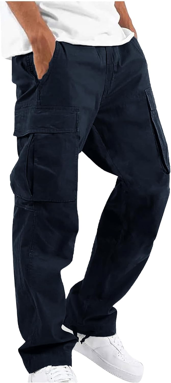 Thumbnail 6 de YAOHUOLE Men's Cargo Pants cotton stretch trousers