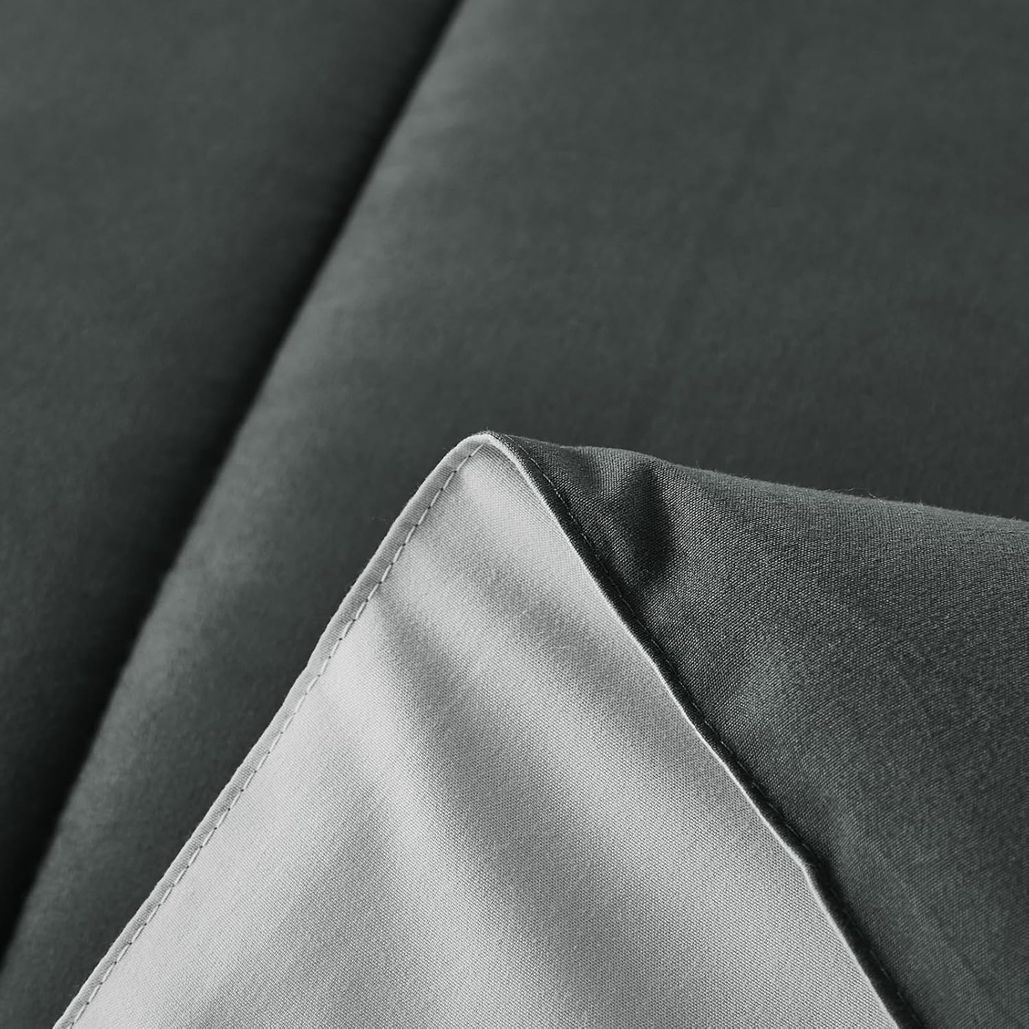 Thumbnail 6 de Guchuang Bedding Coverless Double Duvet – 10.5 Tog Reversible Light/Dark Grey Down Alternative