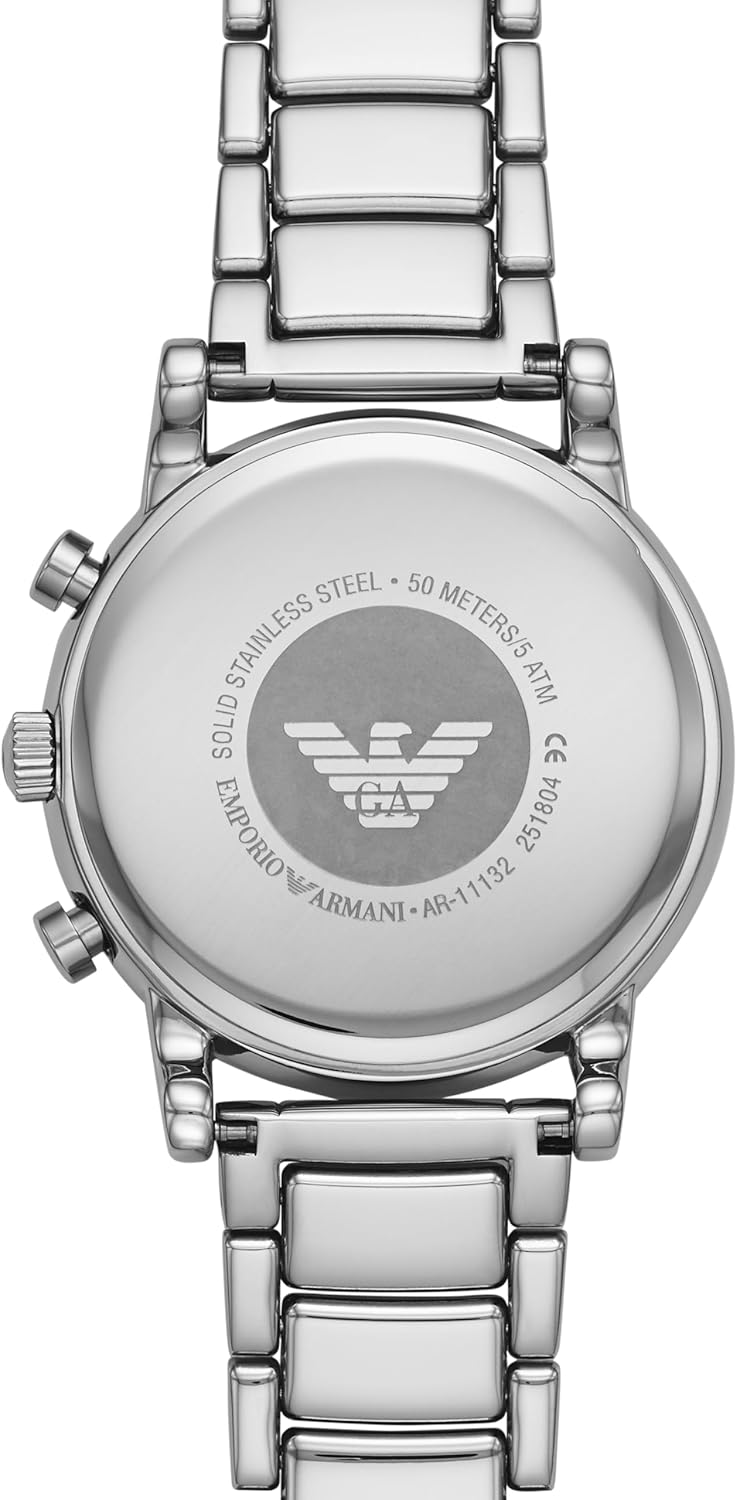 Thumbnail 2 de Emporio Armani Montre pour homme - Quartz Chronographe 43 mm en acier inoxydable