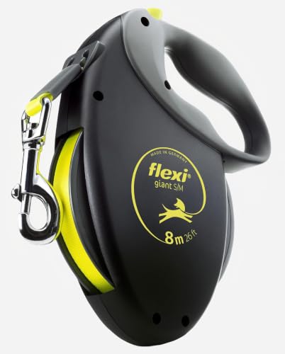 Thumbnail 8 de flexi Giant S/M Hundeleine Roll-Länge 8 m – schwarz/neon-gelb