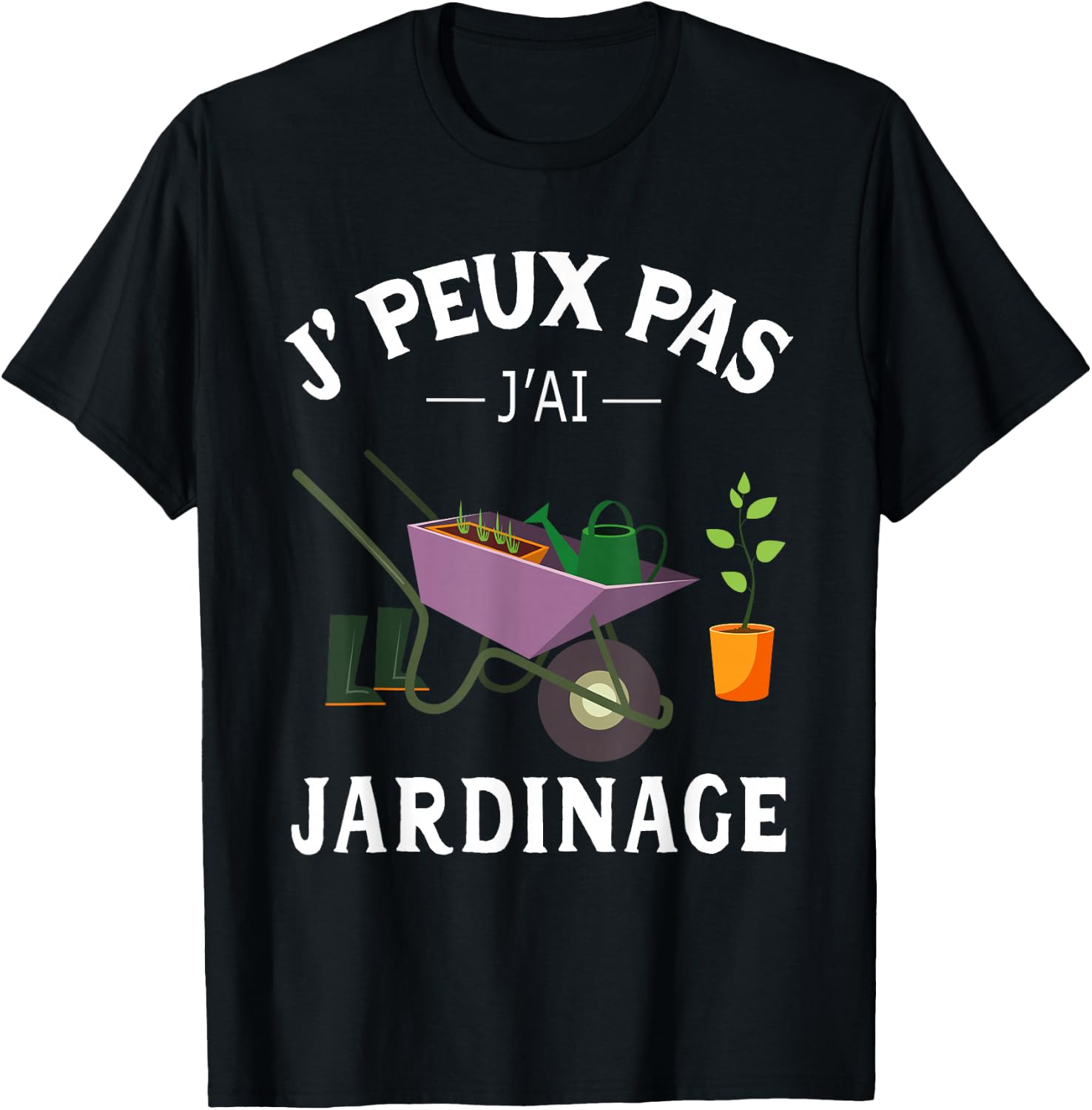 Detalle de J’ Peux Pas, J’ai Jardinage T-shirt jardinage