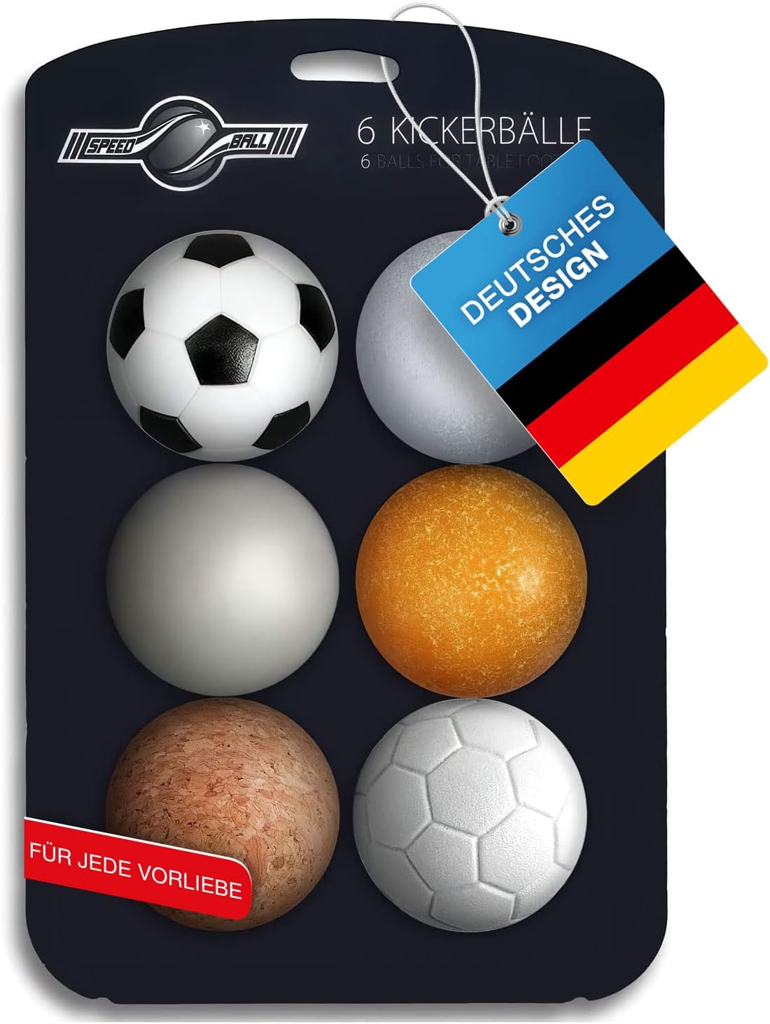 Detalle de GOODS+GADGETS — Lot de 12 Boules de Speedball 35 mm (6 types) pour baby-foot