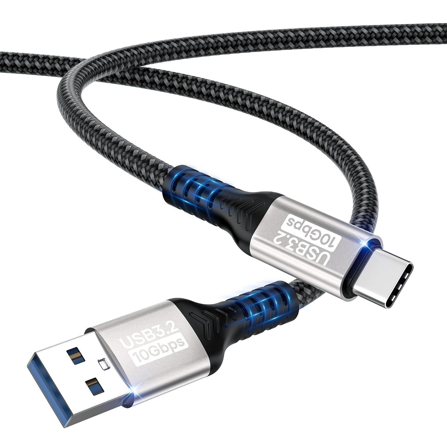 Detalle de lalasis USB-A to USB-C Cable, 0.5 m, 10 Gbit/s, 3A Charging