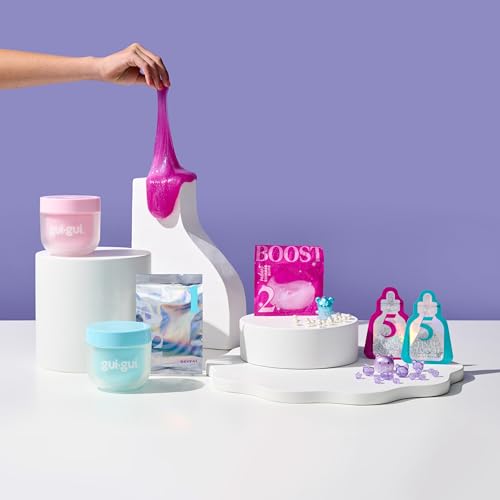 Detalle 2 de Gui Gui Slime Kit Shimmer Deluxe 2-Pack: Iridescent Slimes